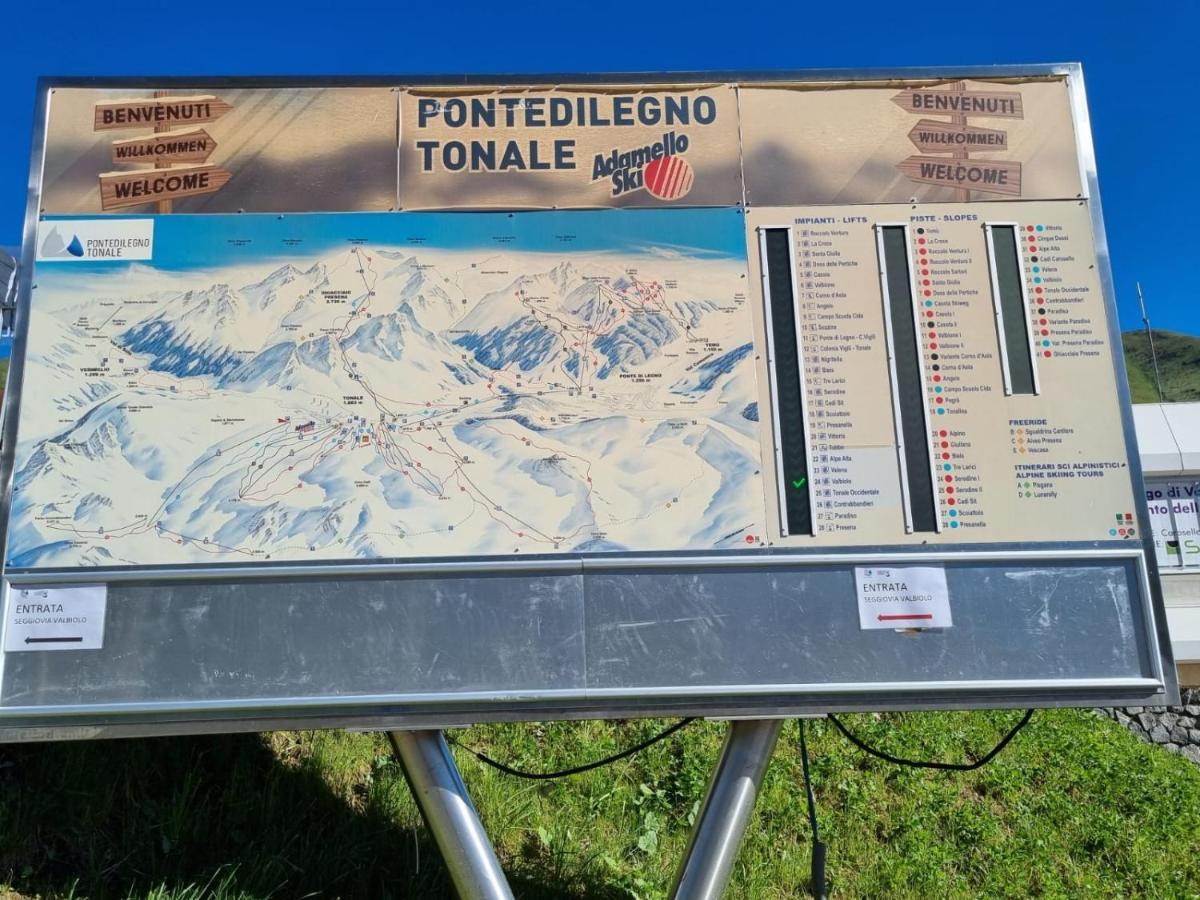 Bmp Apartment Edelweiss Passo Del Tonale Exteriör bild